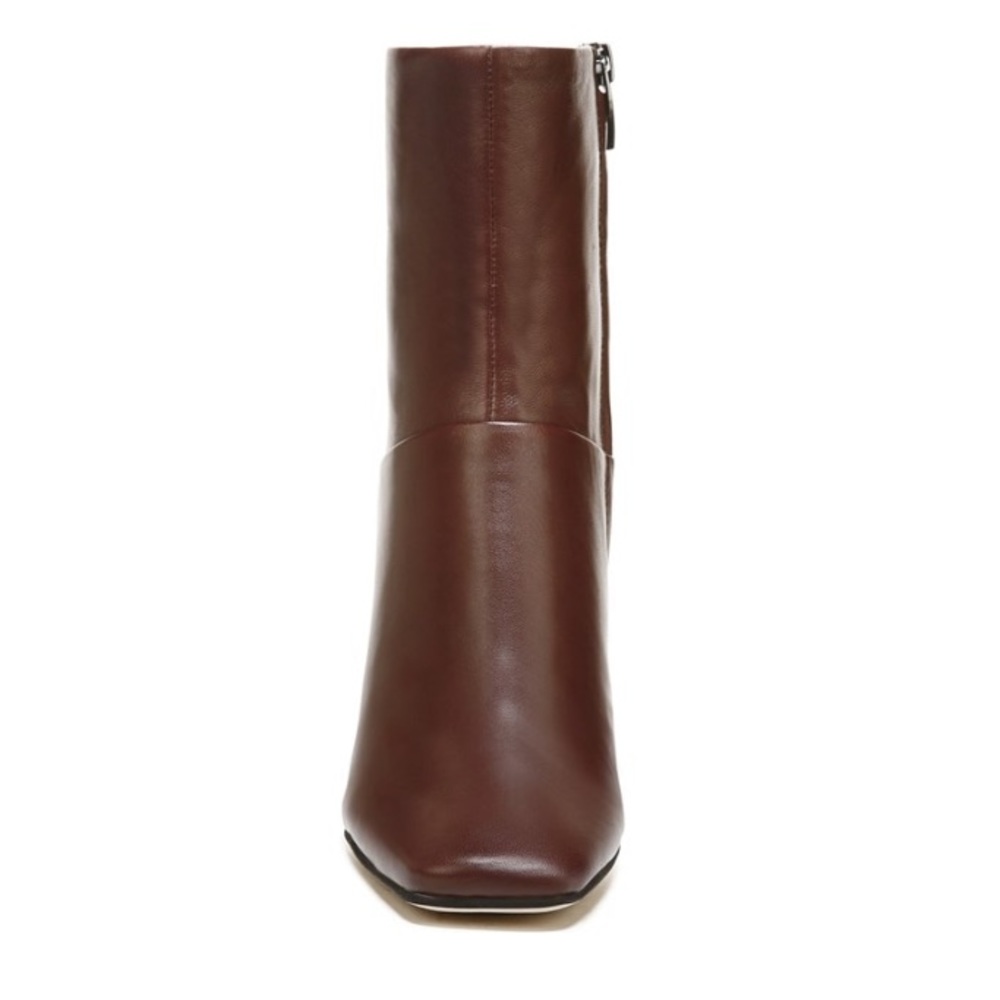 SARTO • Chocolate Brown Flexa Comfort Leather Bootie - Picture 7 of 8
